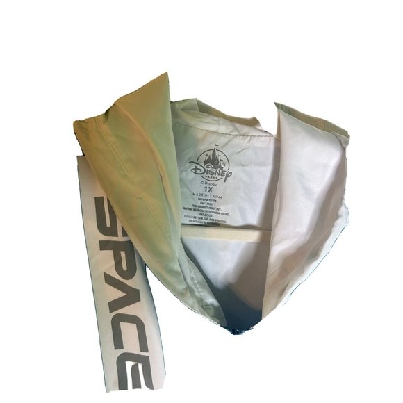 Disney Parks Space Mountain Adult Windbreaker Hooded Jacket 1X New W/Tags - Picture 4 of 5